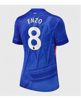 Billige Fotballdrakt Chelsea Enzo Fernandez #8 Replika Hjemmedrakt Dame 2025-26 Kortermet Billige Fotballdrakt Chelsea Enzo Fernandez #8 Replika Hjemmedrakt Dame 2025-26 Kortermet